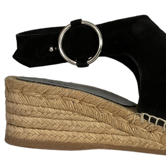 RAG & Bone Black Suede Calla Espadrille EU Size 41 US Size 11 - Picture 4 of 11